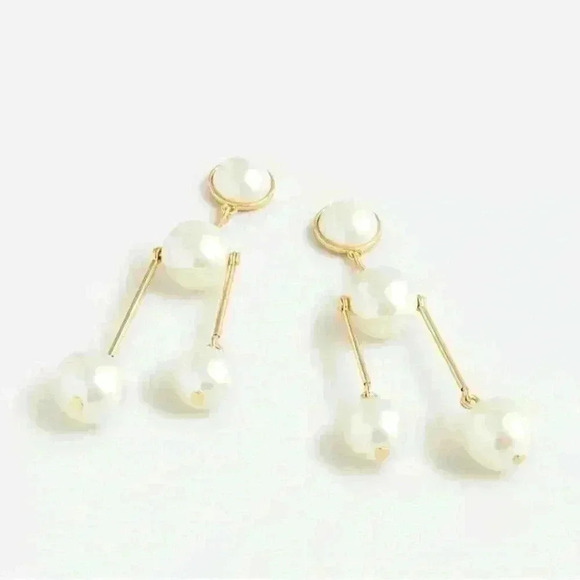 J Crew Pearl Pendant Earrings (coming soon) - Picture 1 of 2